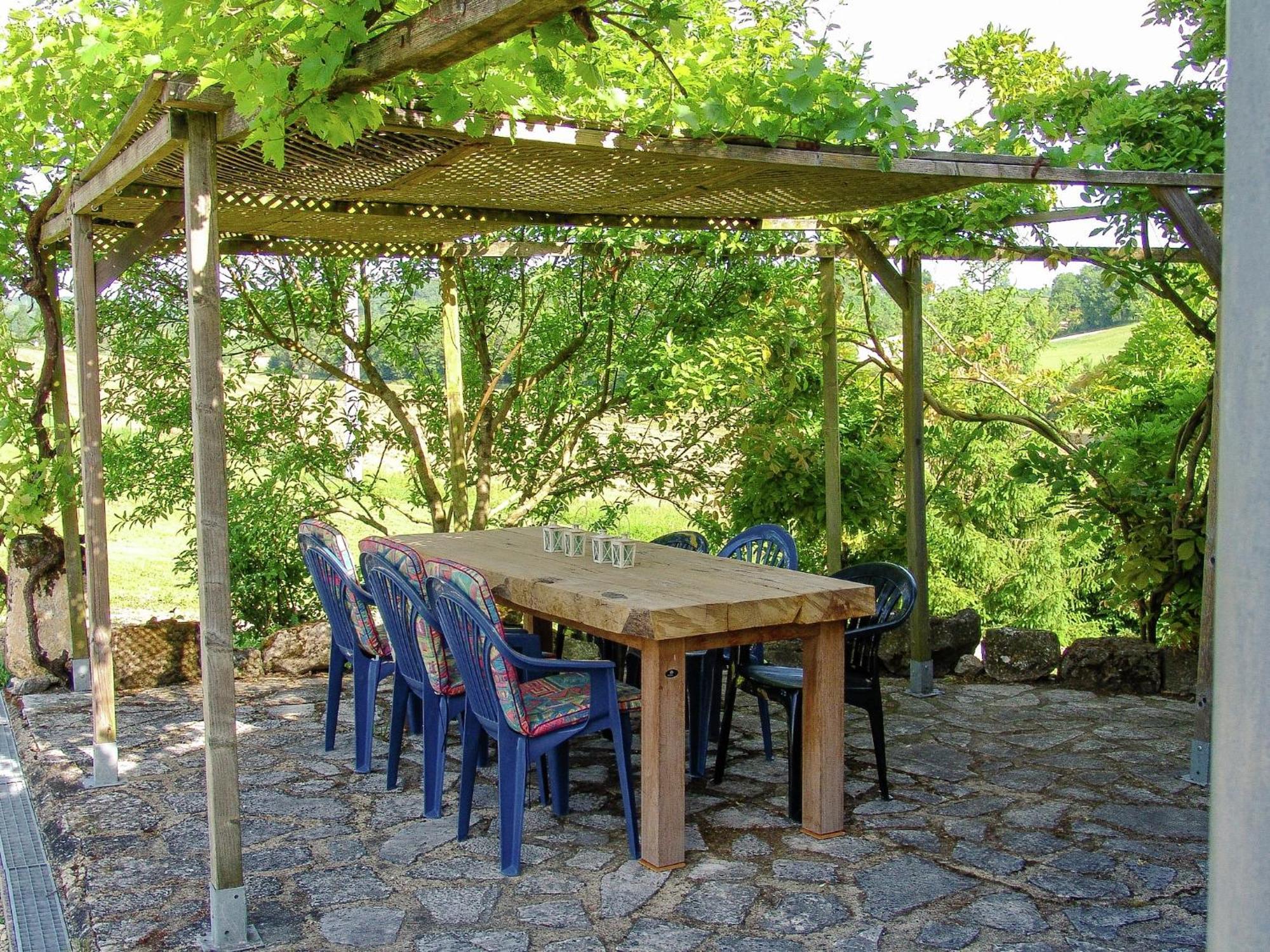 Snug Cottage In Saint Eutrope De Born With Pool Kültér fotó
